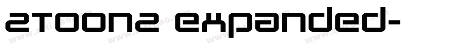 2Toon2 Expanded字体转换